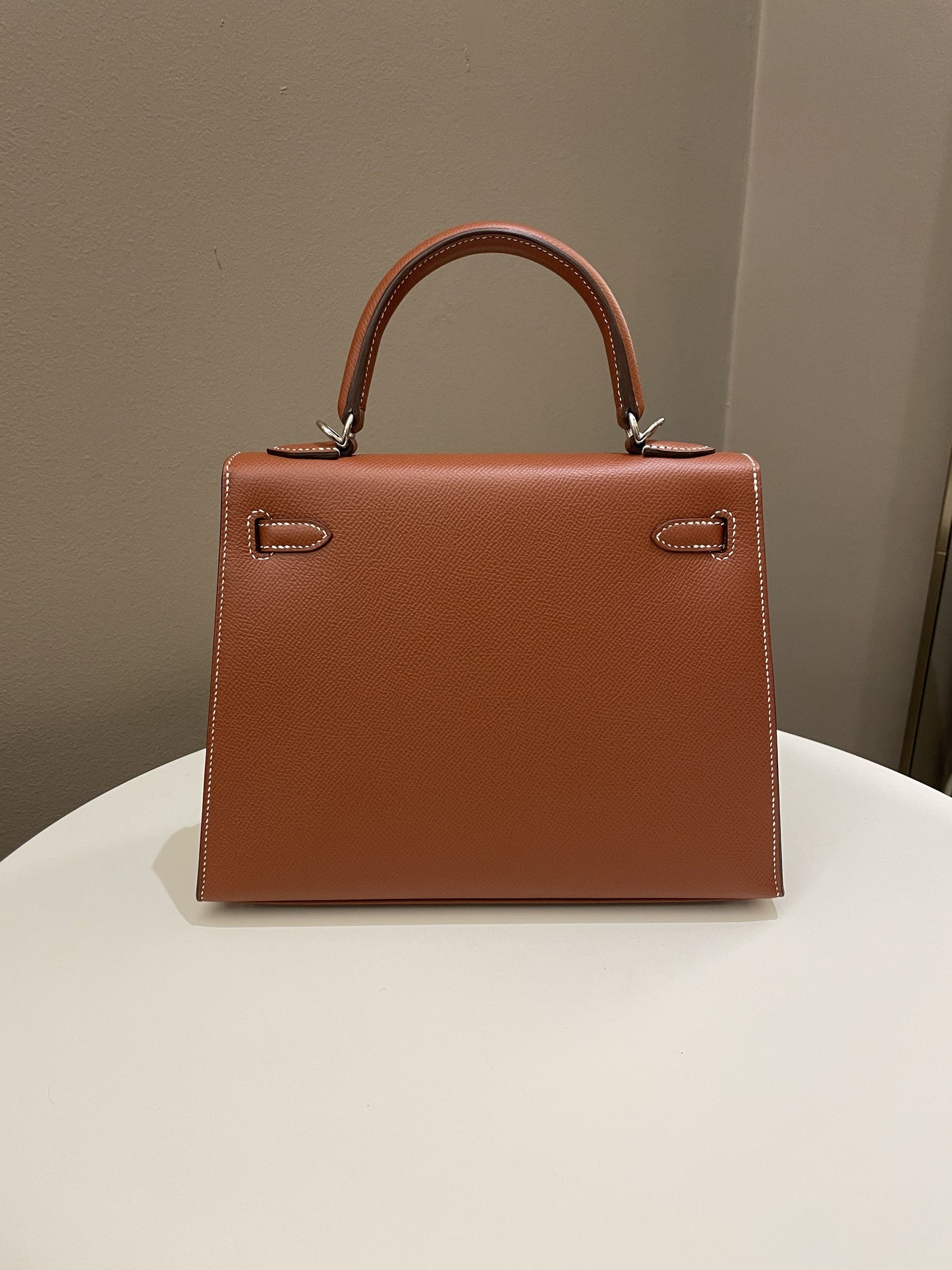 Hermes Kelly Sellier 25 Sienne Epsom