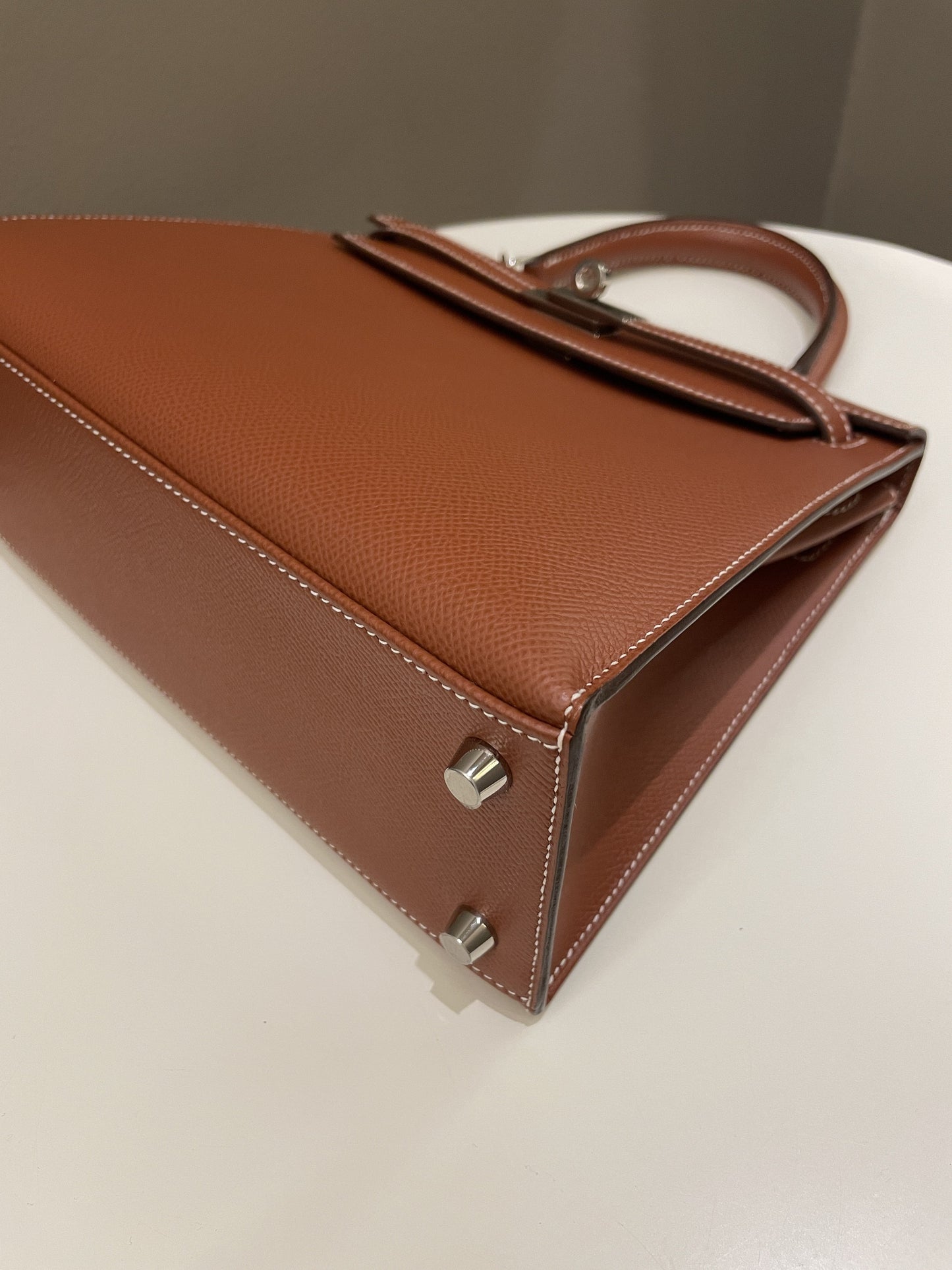 Hermes Kelly Sellier 25 Sienne Epsom