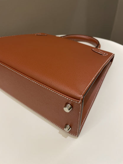 Hermes Kelly Sellier 25 Sienne Epsom