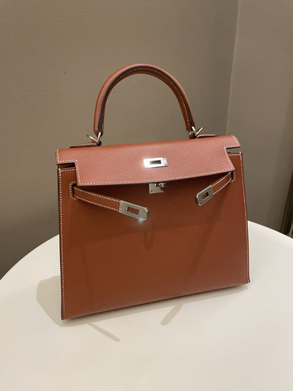 Hermes Kelly Sellier 25 Sienne Epsom