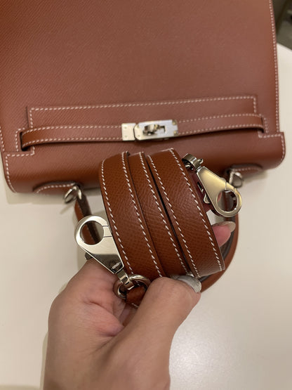 Hermes Kelly Sellier 25 Sienne Epsom