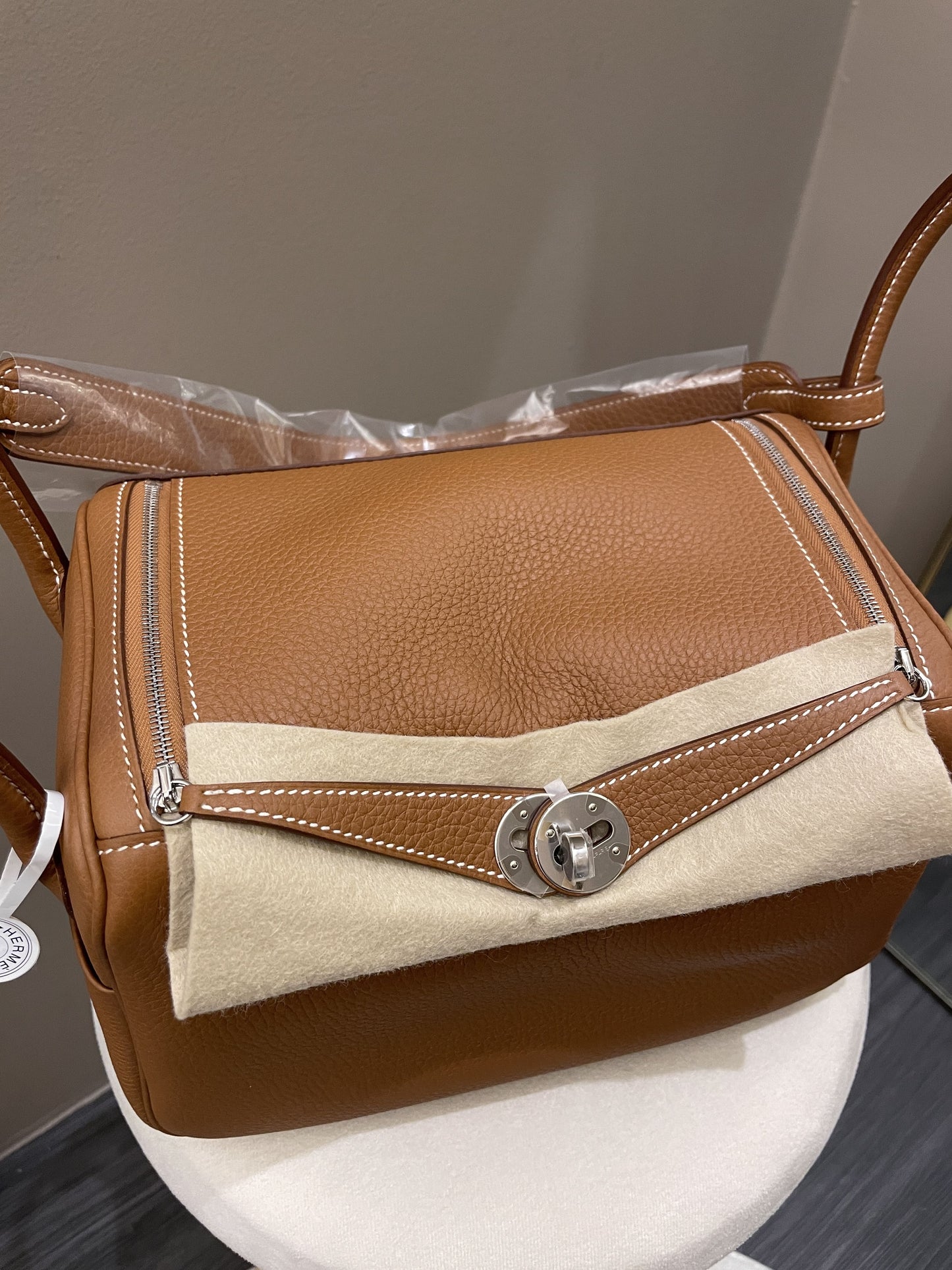 Hermes Lindy 26 Gold Clemence