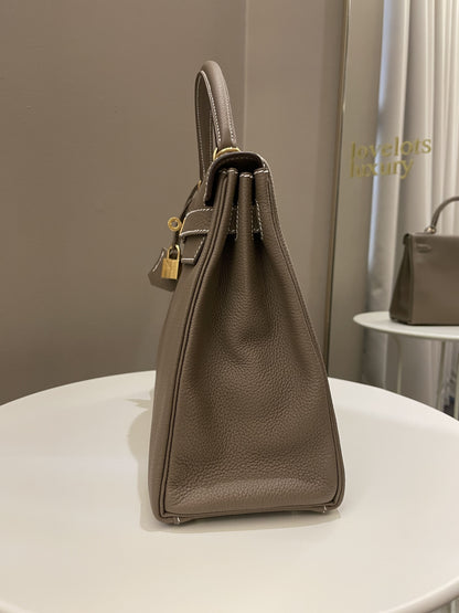 Hermes Kelly 32 Etoupe Togo