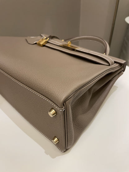 Hermes Kelly 32 Etoupe Togo