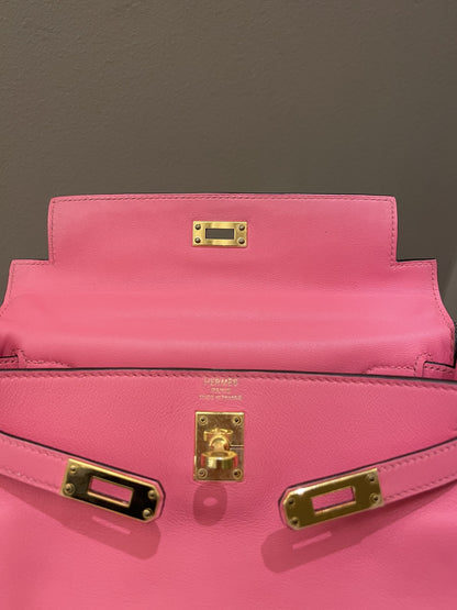 Hermes Kelly 25 Rose Azalea Swift