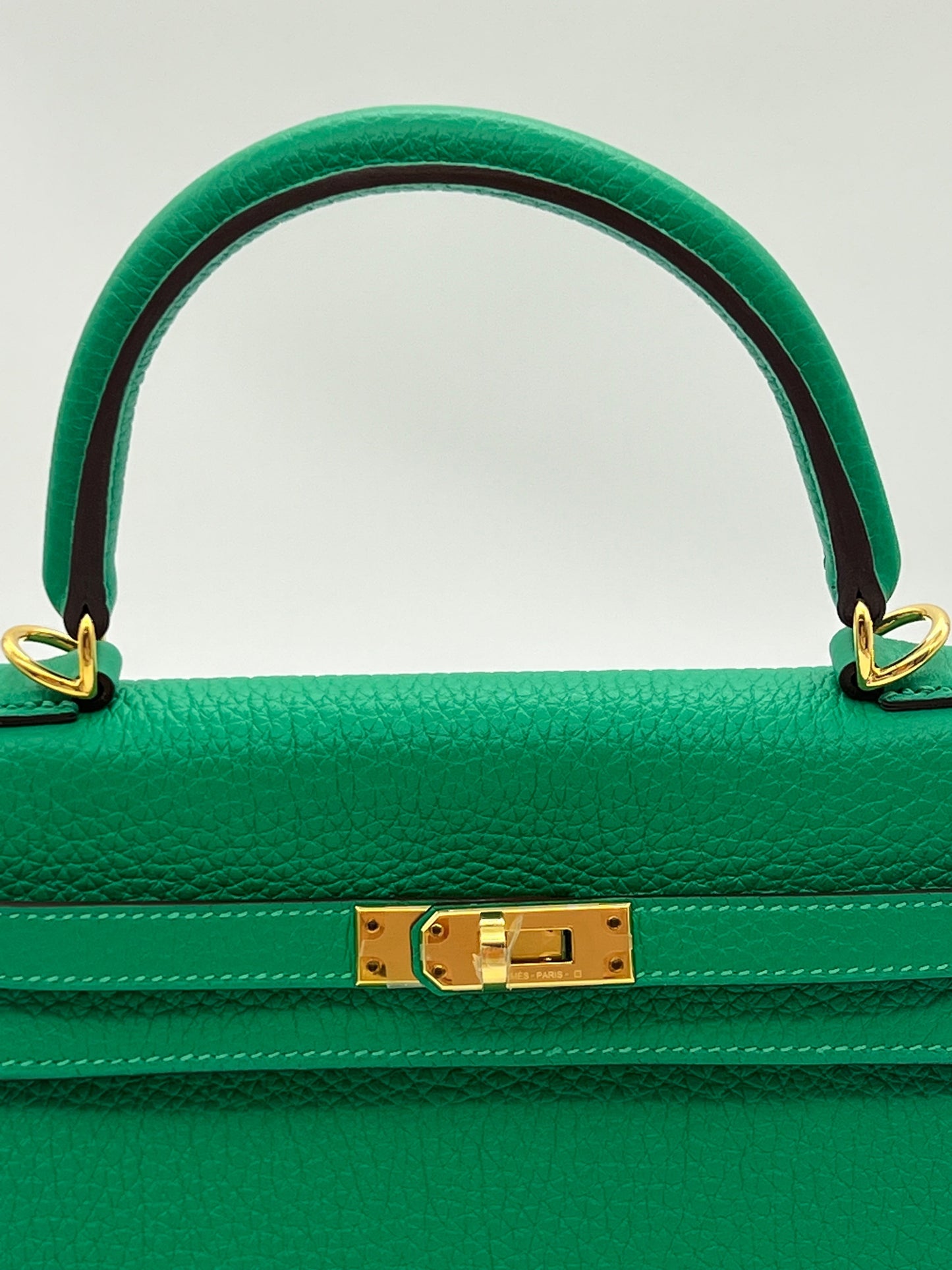 Hermes Kelly II 25 Retourne Veau Togo Perso Menthe