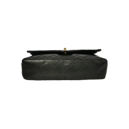 Chanel Classic Double Flap Medium Black Lambskin Gold