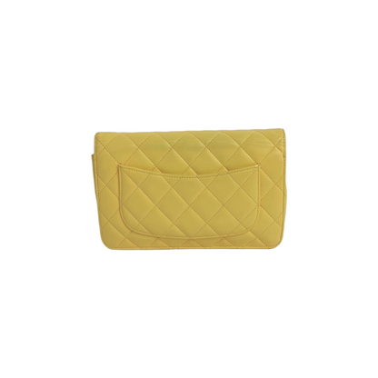 Chanel WoC Yellow Lambskin Gold