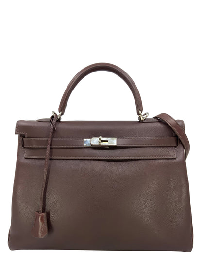 Hermes Clemence Kelly Retourne 35 Bag