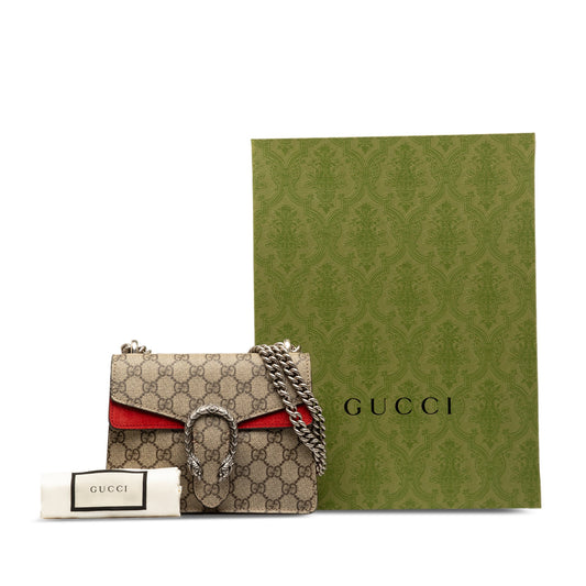 Gucci Dionysus Mini Brown GG Supreme Canvas