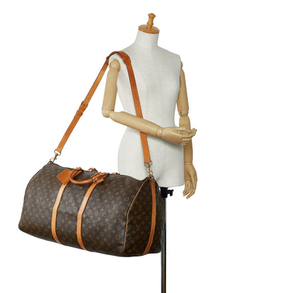 Louis Vuitton  Monogram Keepall Bandouliere 60 Travel Bag