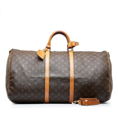 Louis Vuitton  Monogram Keepall Bandouliere 60 Travel Bag