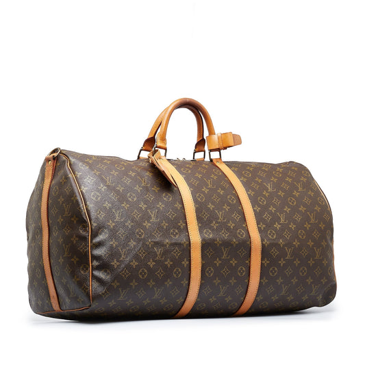 Louis Vuitton  Monogram Keepall Bandouliere 60 Travel Bag