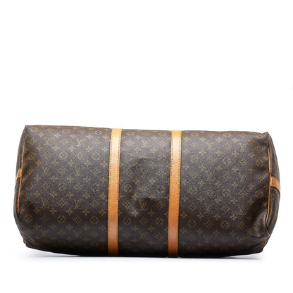 Louis Vuitton  Monogram Keepall Bandouliere 60 Travel Bag