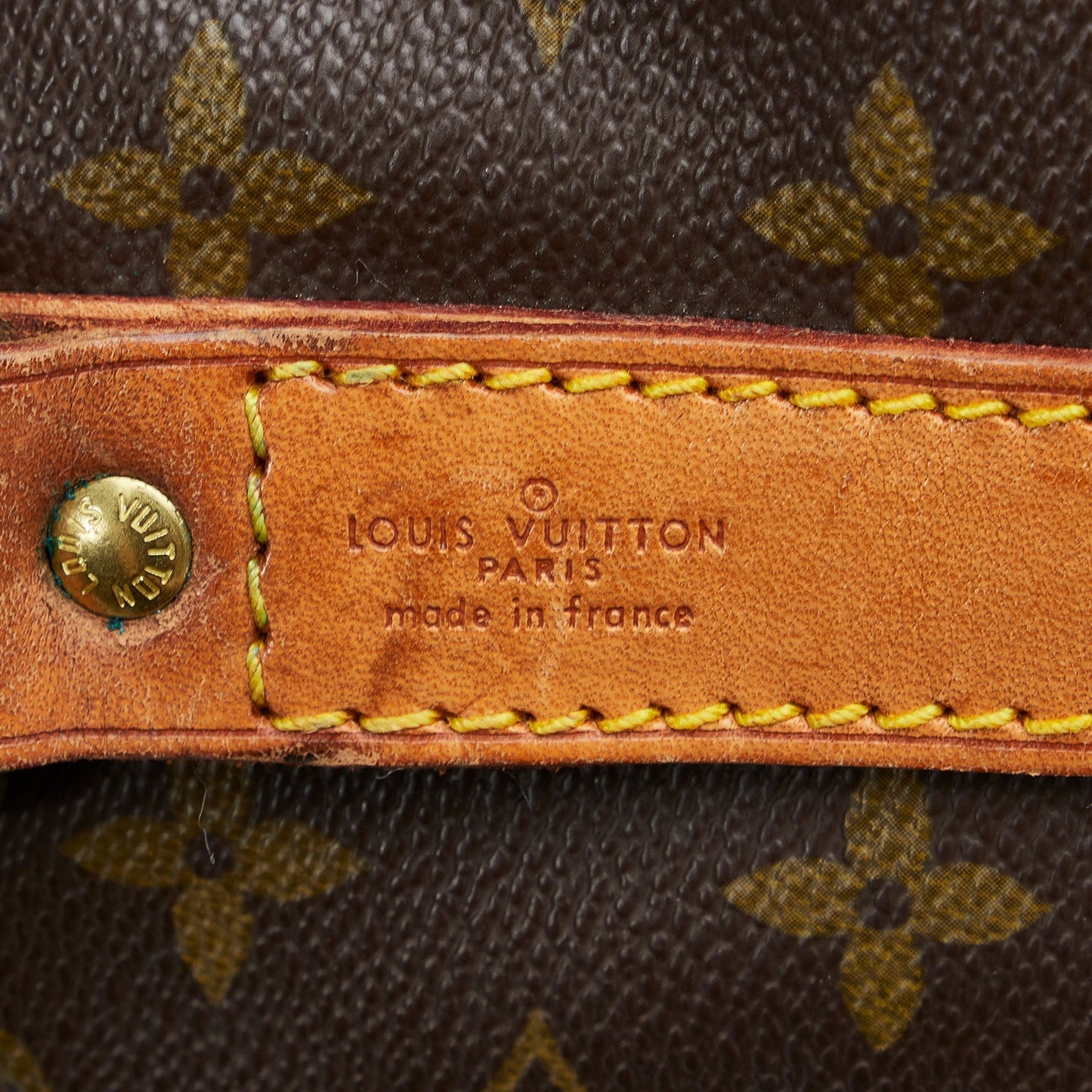 Louis Vuitton  Monogram Keepall Bandouliere 60 Travel Bag