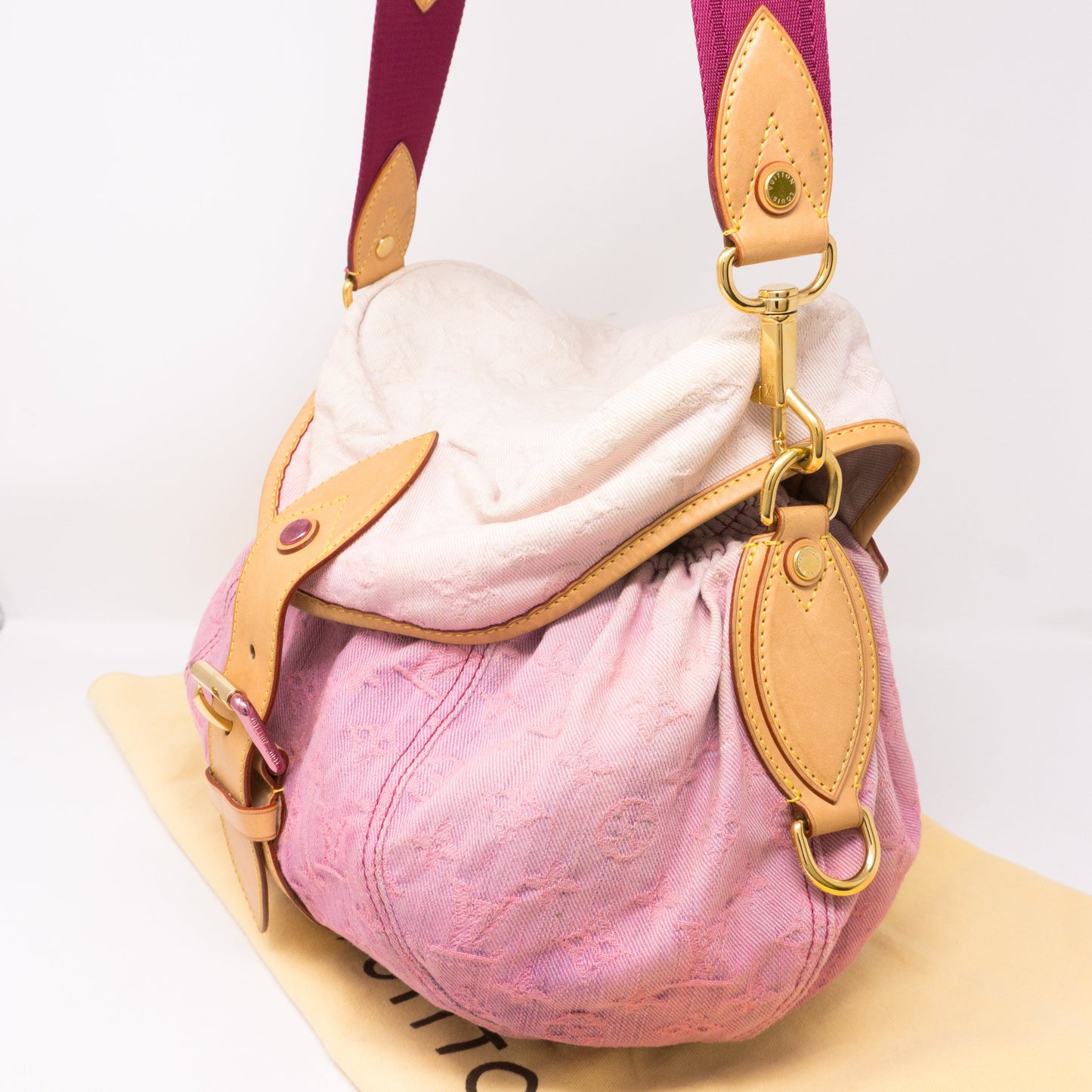 Sunshine Shoulder Bag Pink Denim