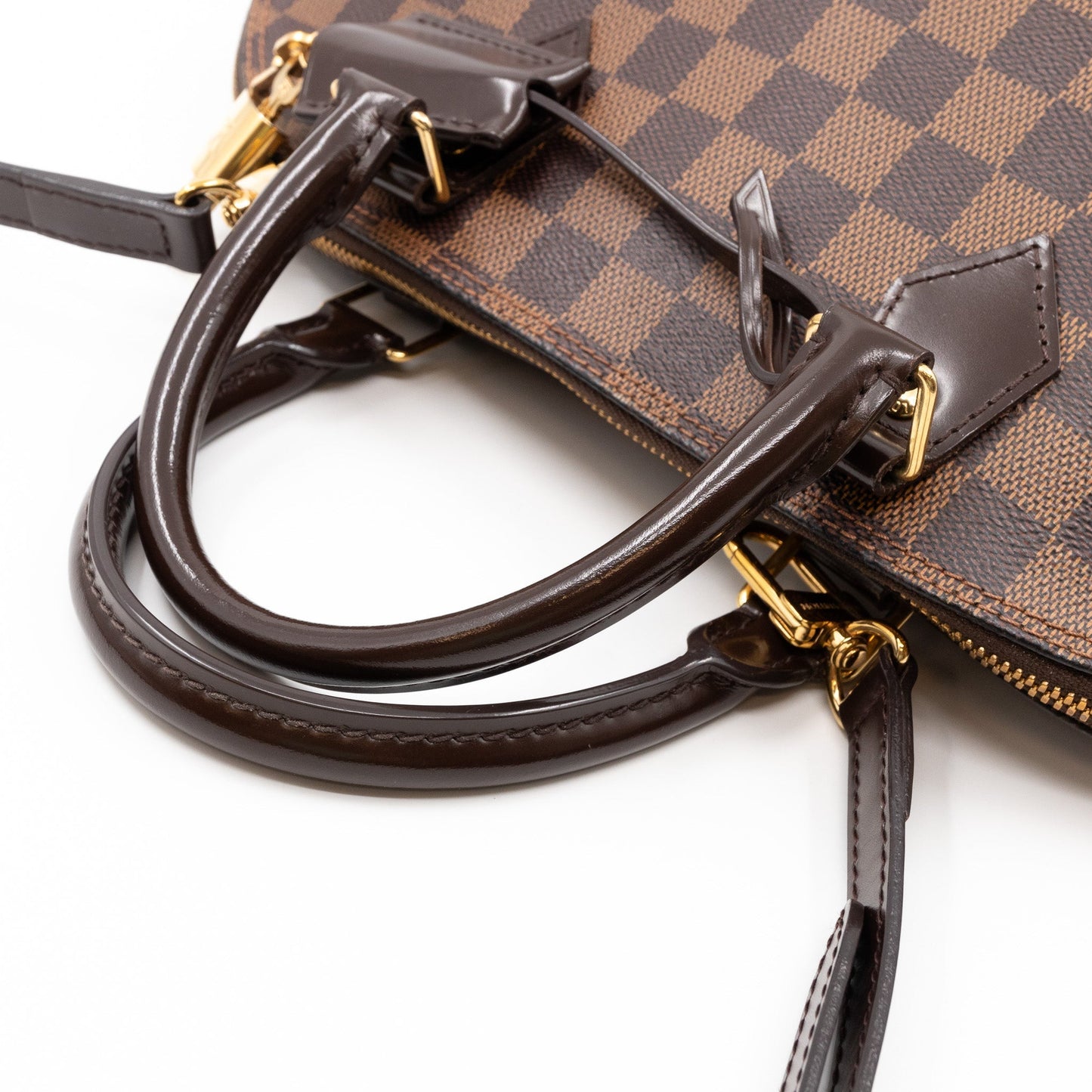 Alma MM Damier Ebene with Shoulder Strap