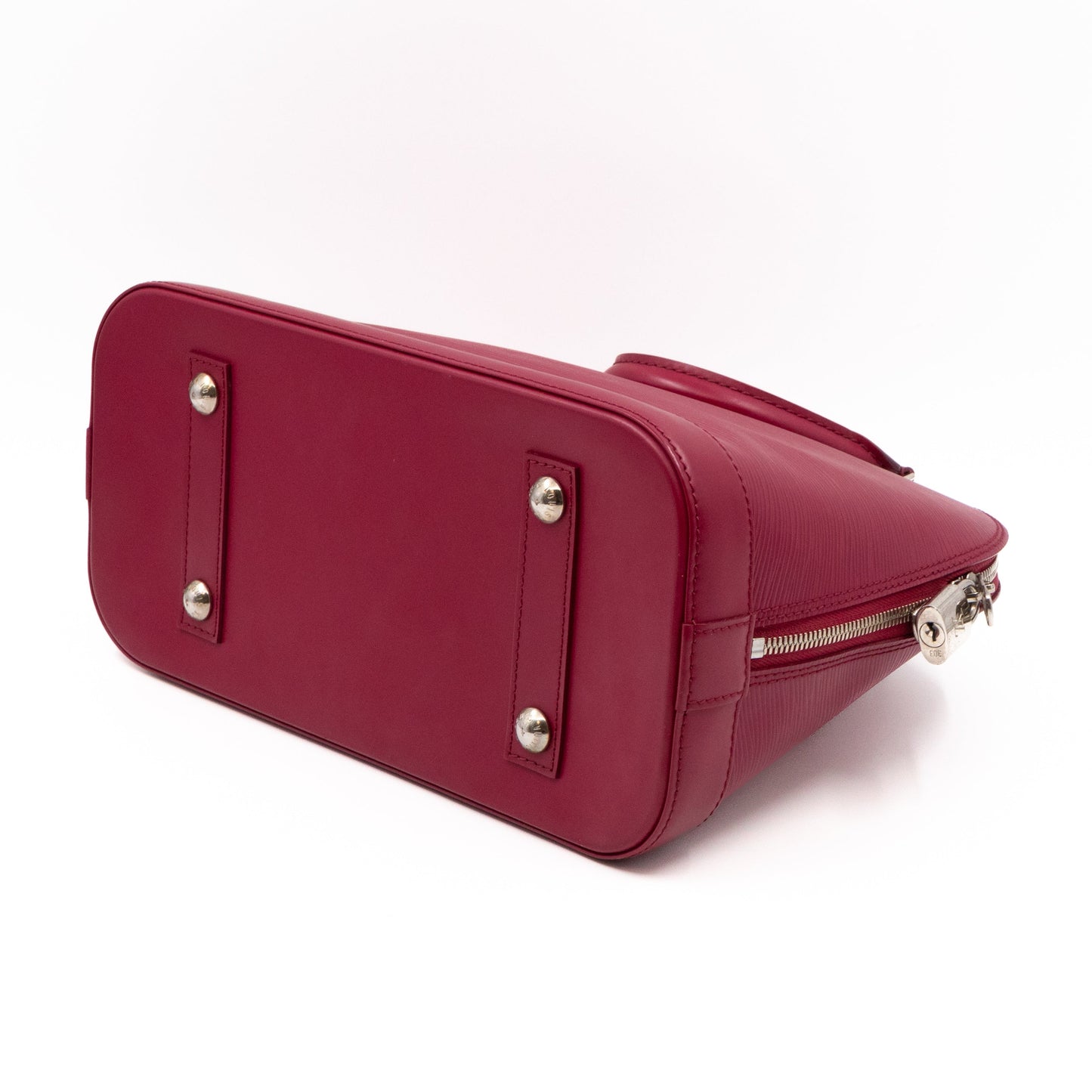 Alma PM Epi Leather Fuchsia with Shoulder Strap