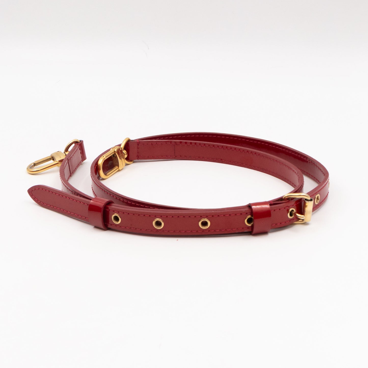 Alma PM Vernis Red with Shoulder Strap