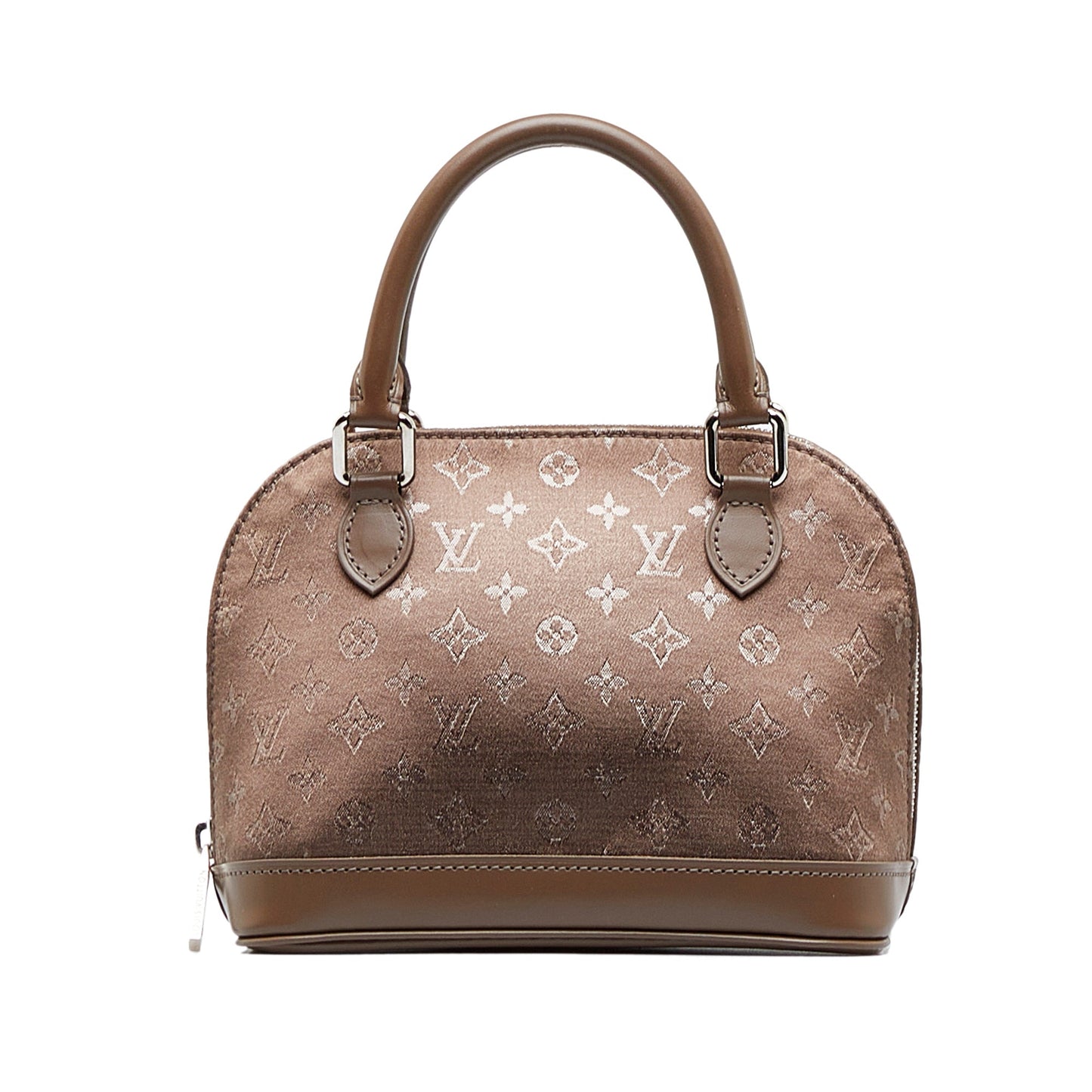 Louis Vuitton Alma Mini Brown Monogram Satin