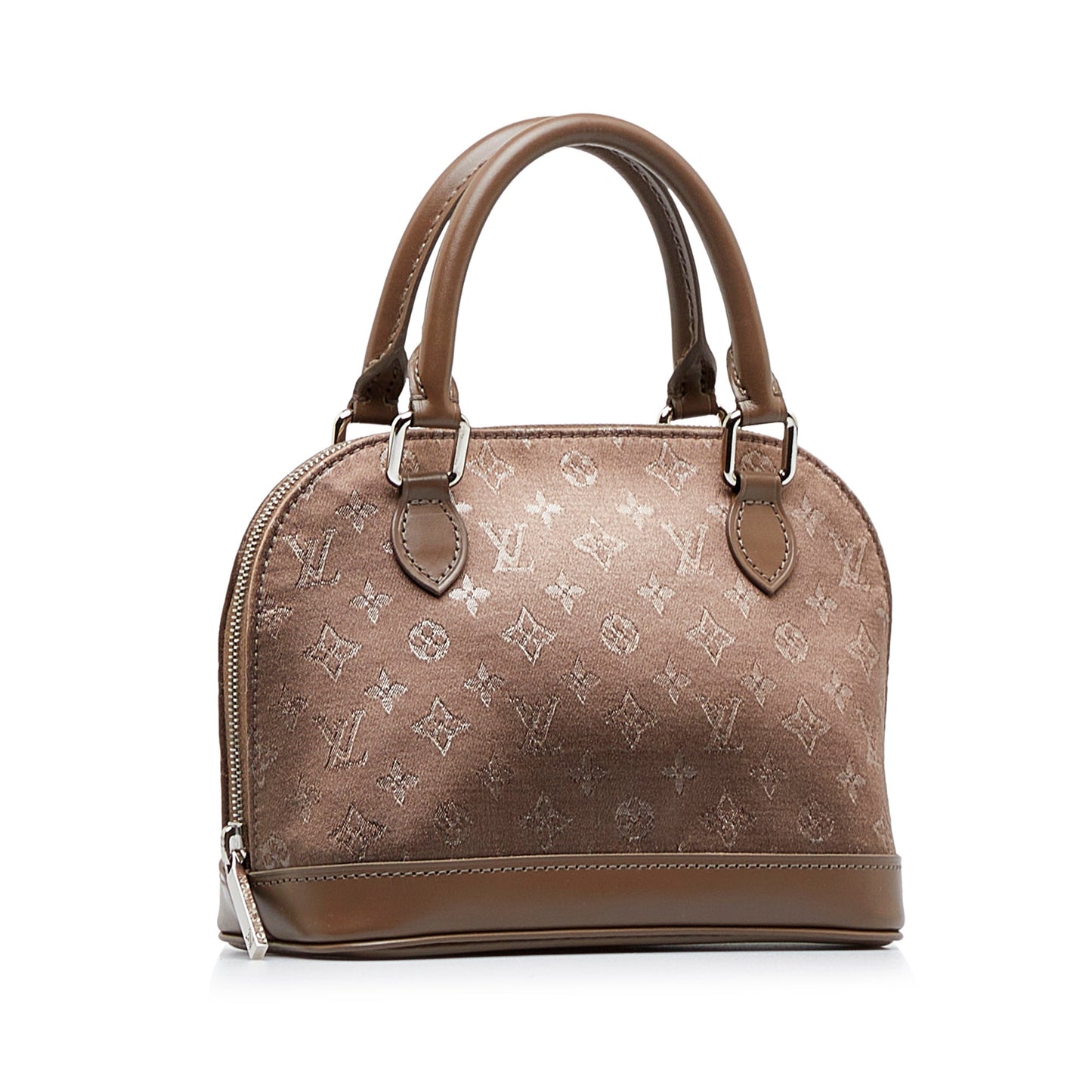 Louis Vuitton Alma Mini Brown Monogram Satin