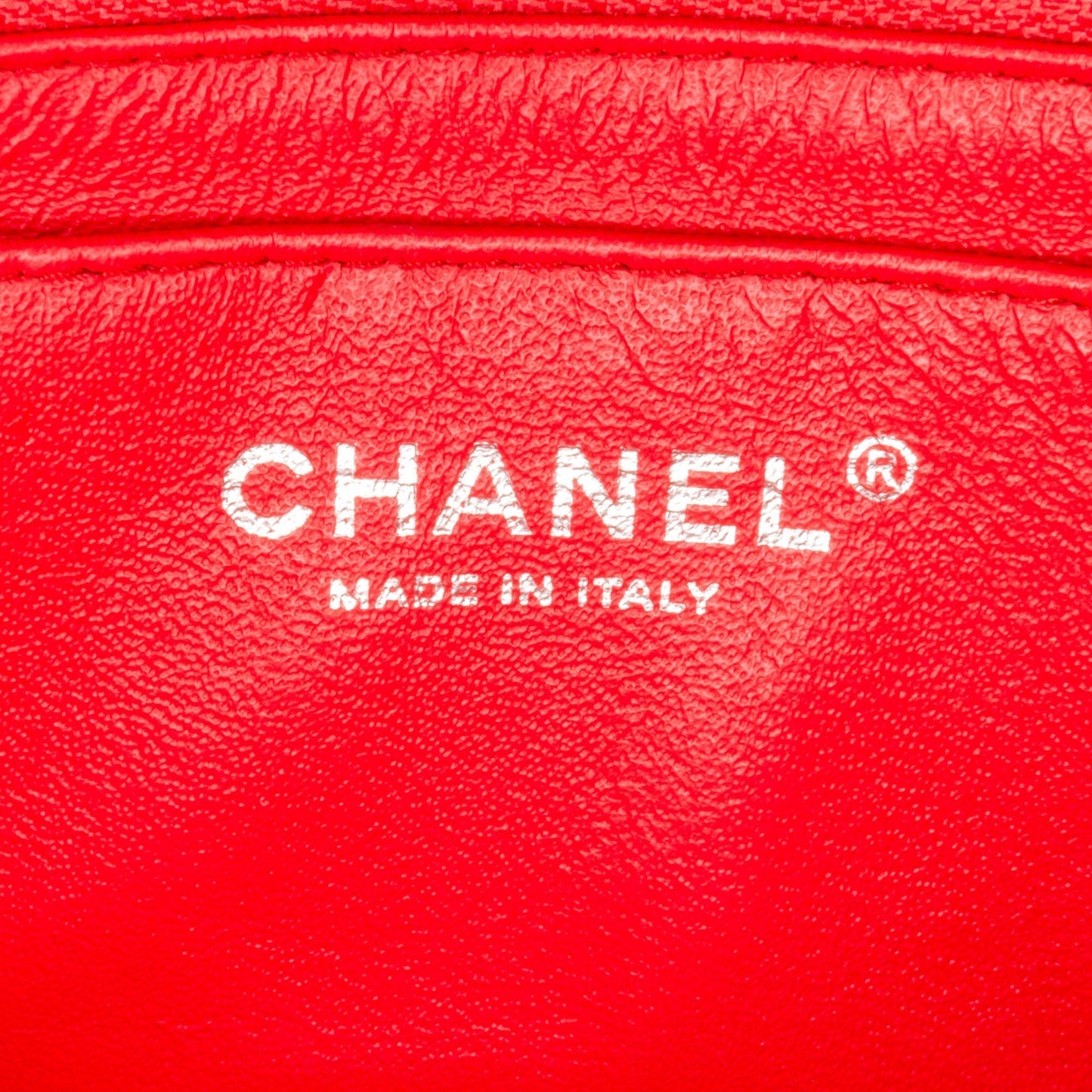 Chanel Classic Single Flap Mini Red Patent Leather Silver