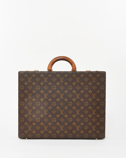 Louis Vuitton Vintage Monogram Coated Canvas Trunk Briefcase