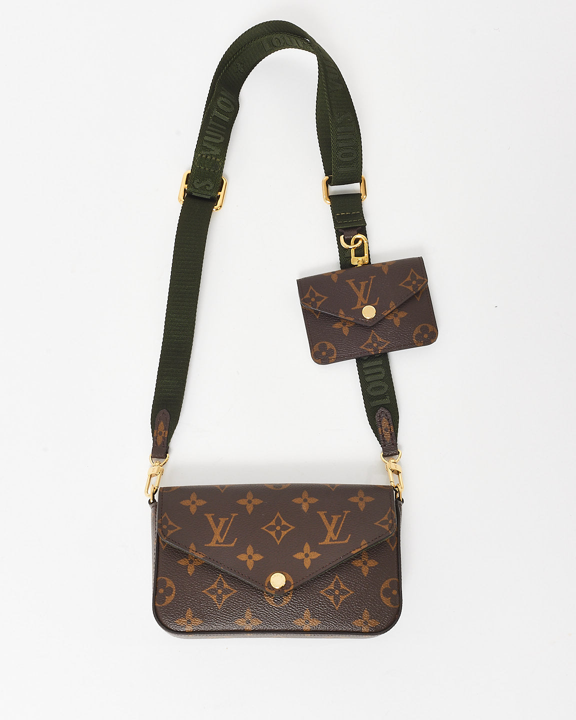 Louis Vuitton Monogram Coated Canvas Pochette Felicie Strap & Go