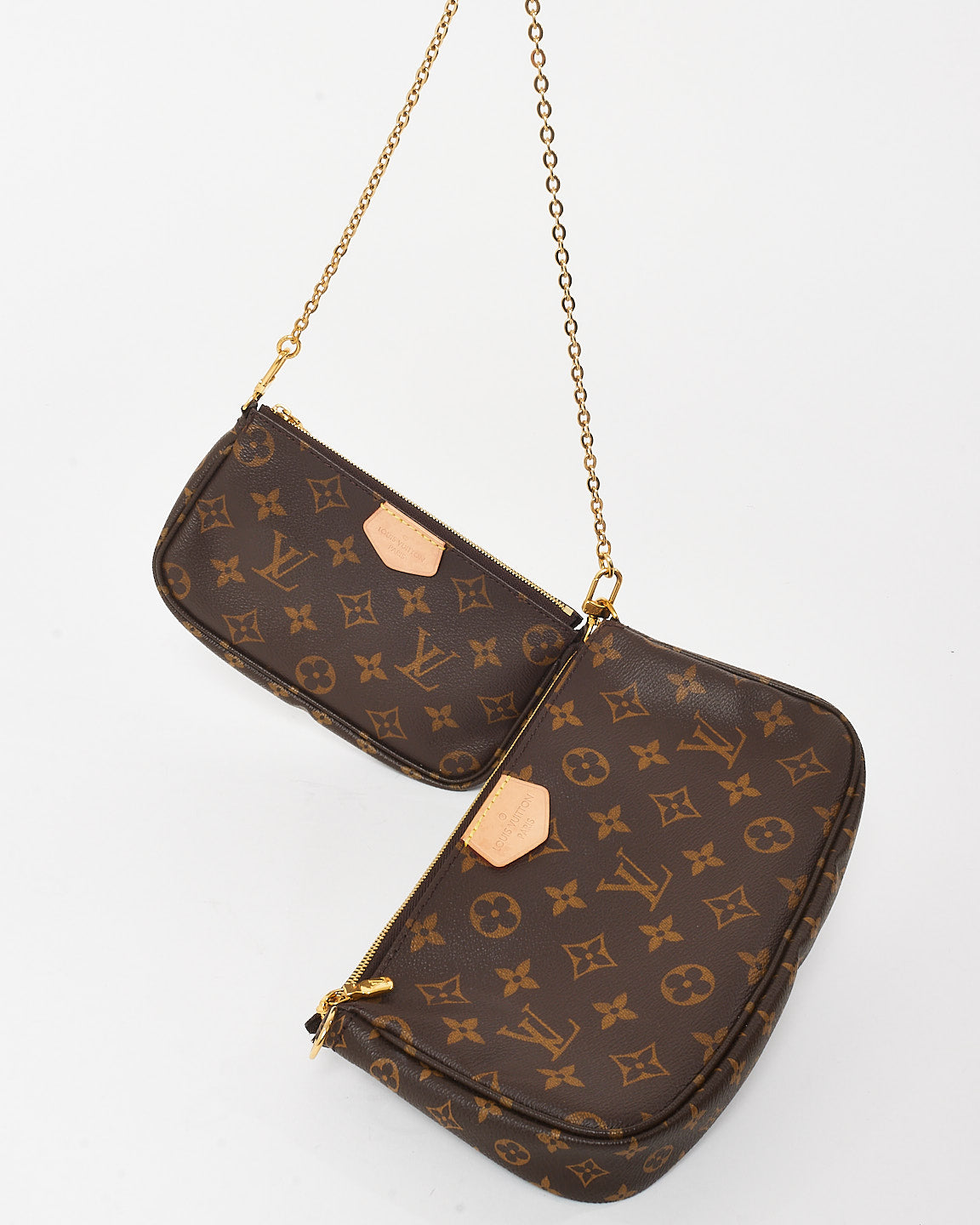 Louis Vuitton Monogram Coated Canvas Multi Pochette Bag W/OUT STRAP