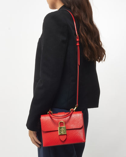 Louis Vuitton Red Epi Leather Locky BB Top Handle Bag