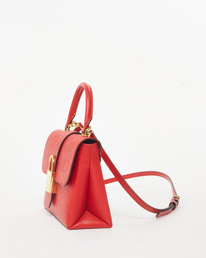 Louis Vuitton Red Epi Leather Locky BB Top Handle Bag