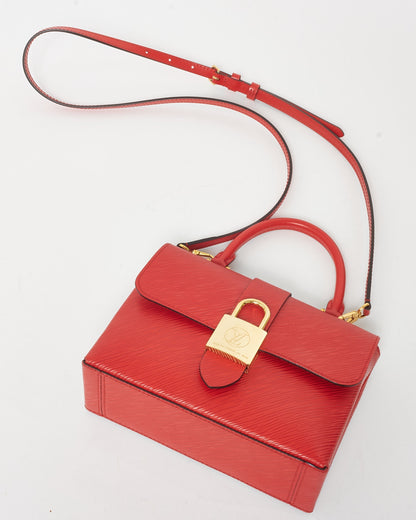 Louis Vuitton Red Epi Leather Locky BB Top Handle Bag