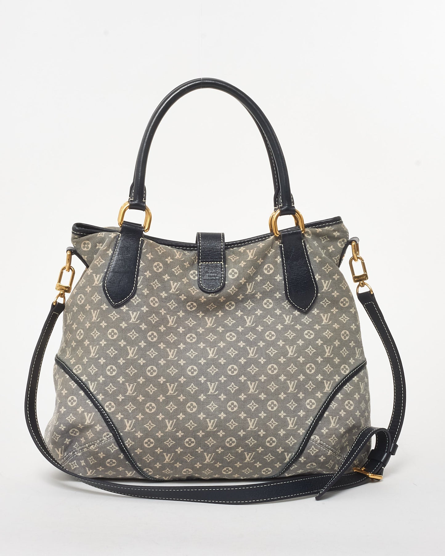 Louis Vuitton Blue Mini Lin Canvas Idylle Elegie 2Way Shoulder Bag