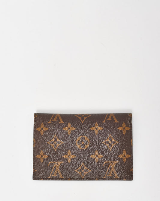 Louis Vuitton Monogram Canvas Envelope Card Case Wallet