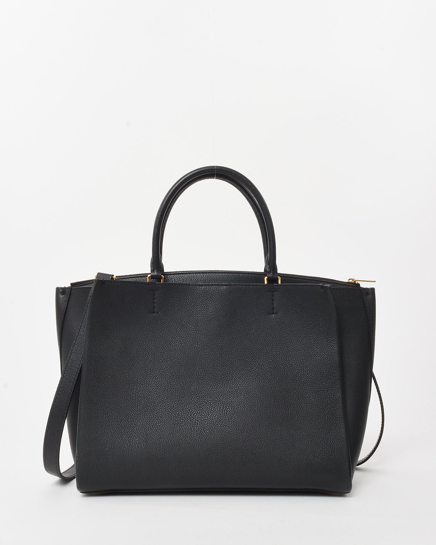 Louis Vuitton Black Leather Lockme Convertible Tote Bag