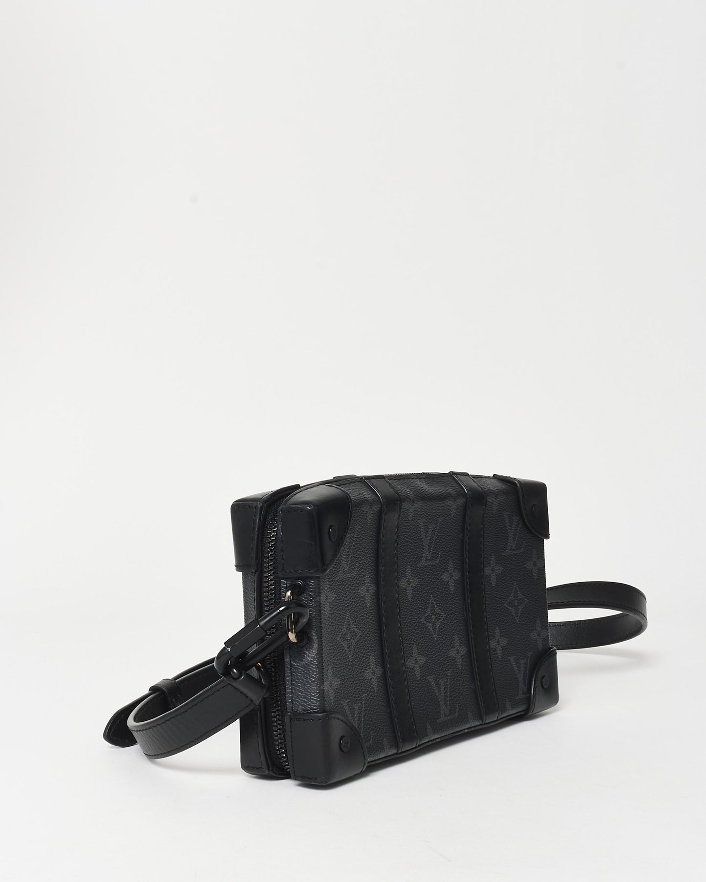 Louis Vuitton Black Monogram Eclipse Soft Trunk Wallet Bag