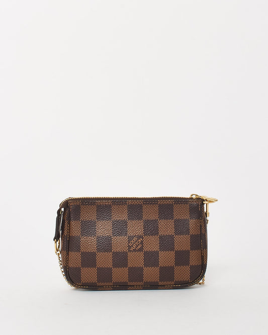 Louis Vuitton Damier Ebene Coated Canvas Mini Pochette Accessoires