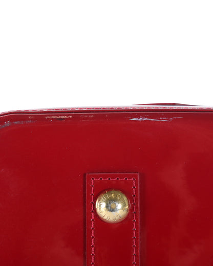 Louis Vuitton  Red Patent Leather Alma GM Bag