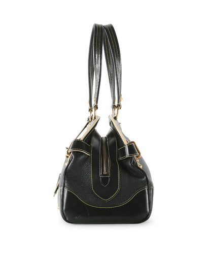 Louis Vuitton  Black Suhali Leather Le Radieux Shoulder Bag