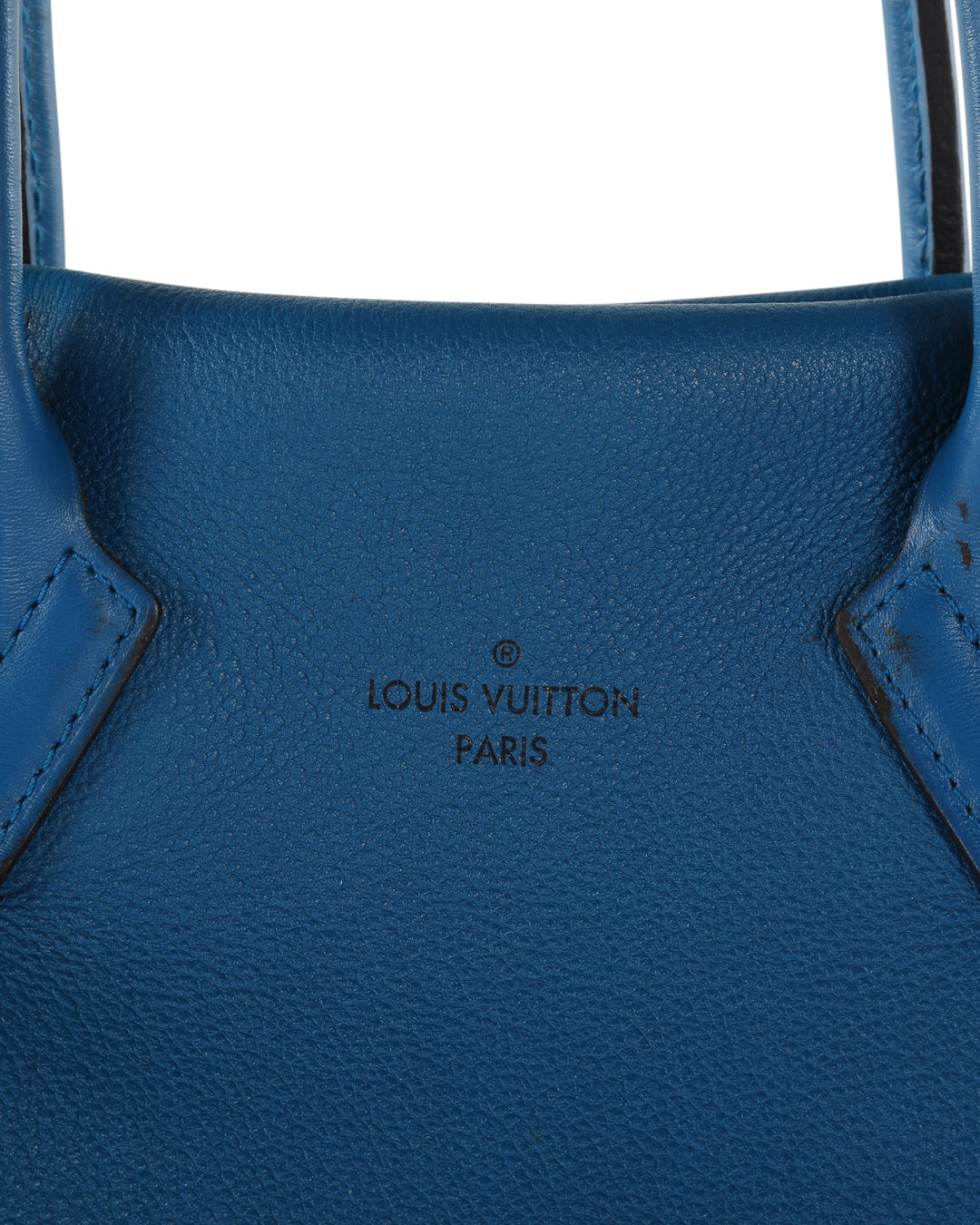 Louis Vuitton  Blue Leather W GM Bag