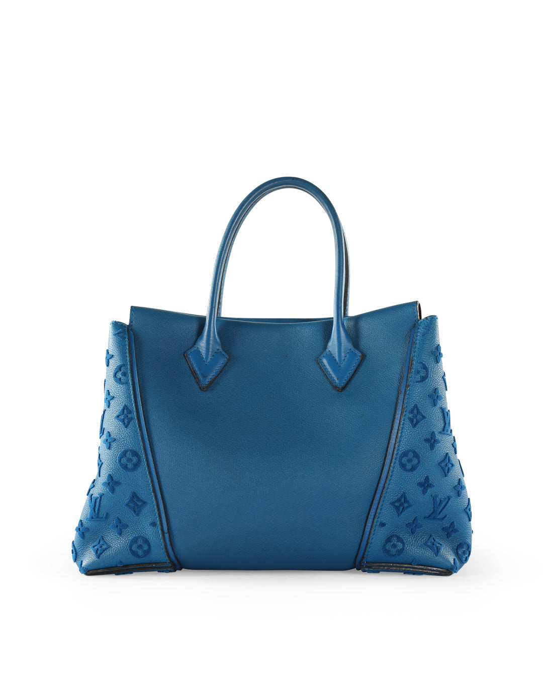 Louis Vuitton  Blue Leather W GM Bag