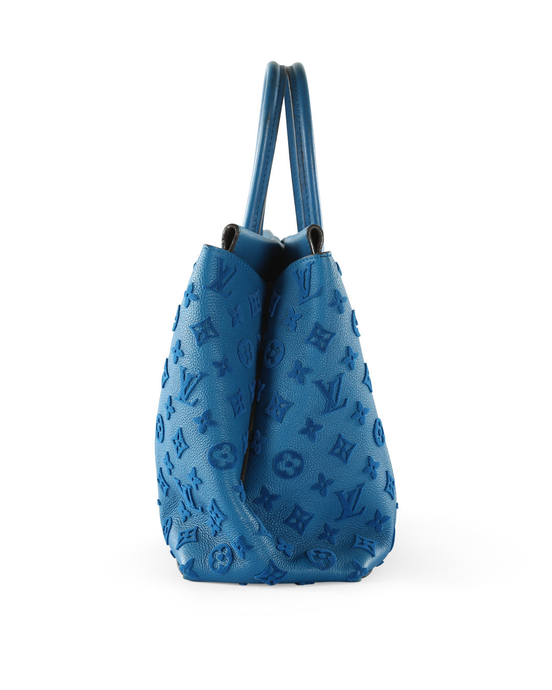 Louis Vuitton  Blue Leather W GM Bag