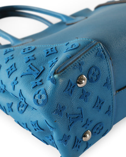 Louis Vuitton  Blue Leather W GM Bag