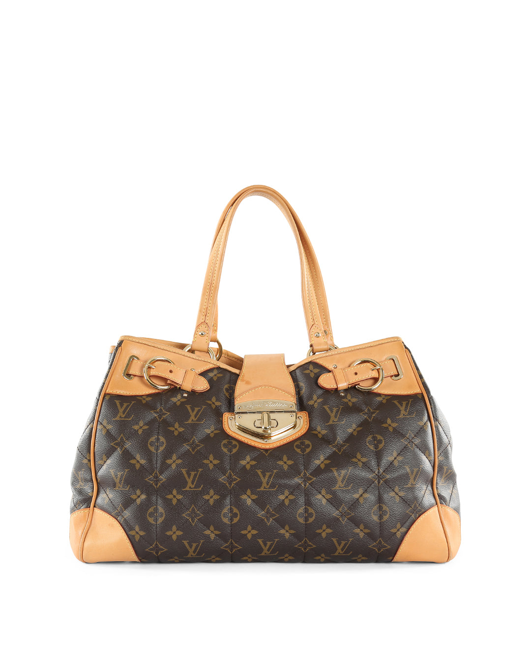 Louis Vuitton  Brown/Beige Monogram Quilted Coated Canvas & Leather Etoile Shopper Bag