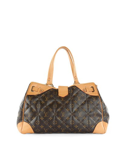 Louis Vuitton  Brown/Beige Monogram Quilted Coated Canvas & Leather Etoile Shopper Bag