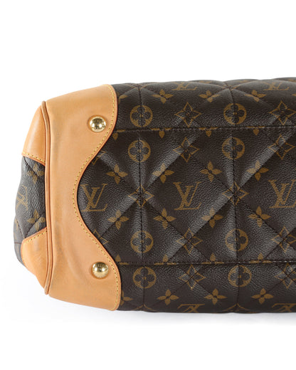 Louis Vuitton  Brown/Beige Monogram Quilted Coated Canvas & Leather Etoile Shopper Bag