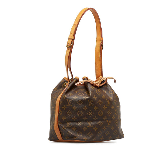 Louis Vuitton  Monogram Petit Noe Bucket Bag