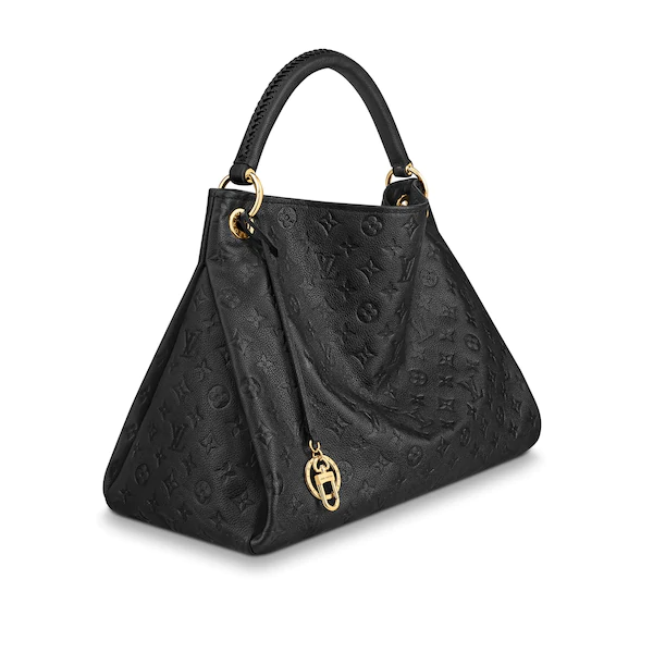 Louis Vuitton  artsy mm monogram empreinte leather black