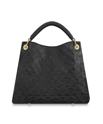 Louis Vuitton  artsy mm monogram empreinte leather black