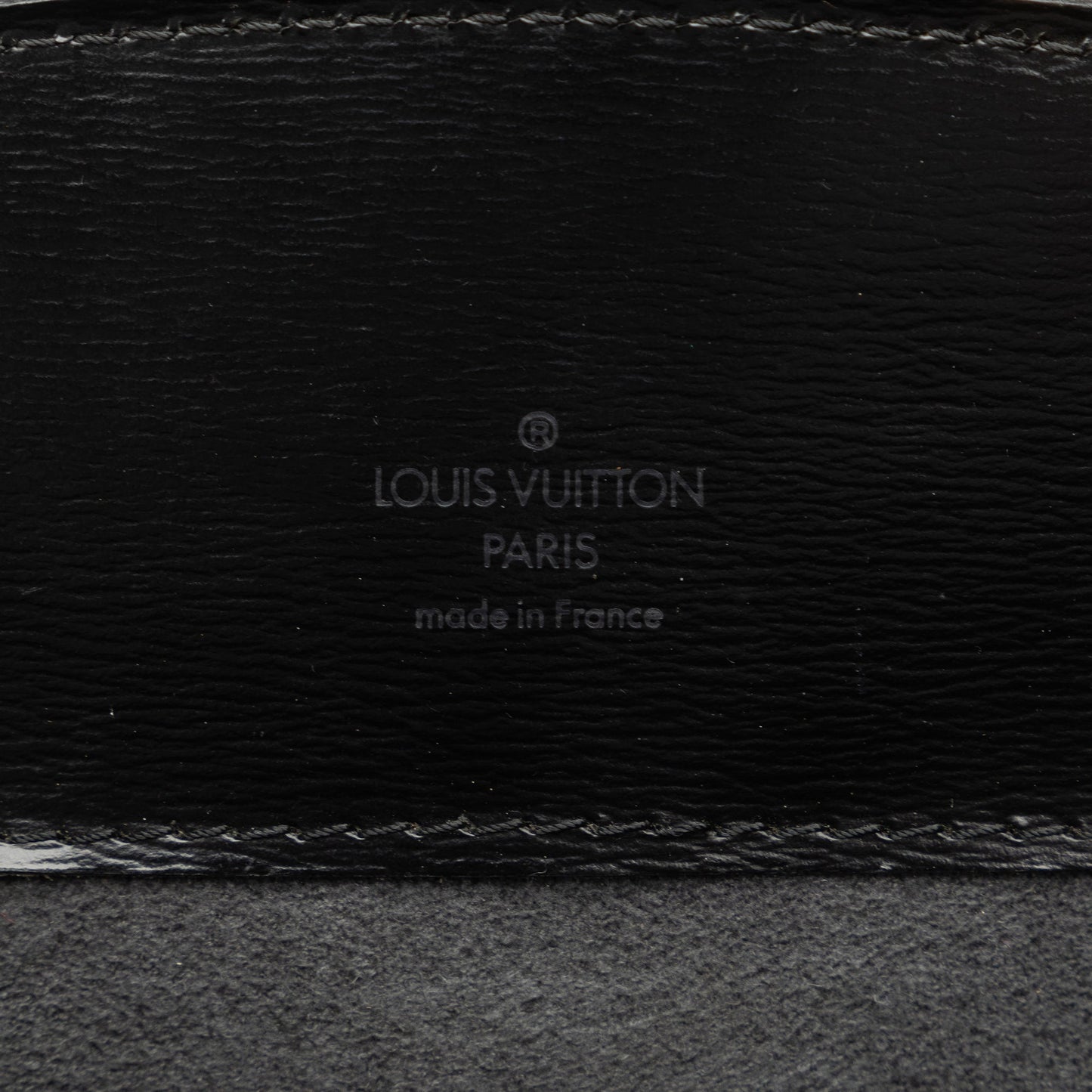 Black Louis Vuitton Epi Cluny Shoulder Bag